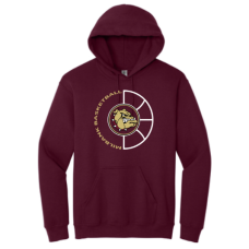 Bulldog Basketball Gildan Heavy Blend Hooded Sweatshirt