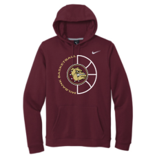 Bulldog Basketball Nike Club Fleece Pullover Hoodie