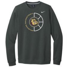 Bulldog Basketball Nike Club Fleece Crew