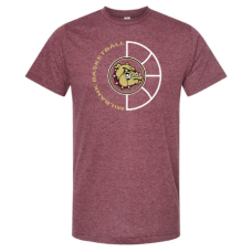 Bulldog Basketball District Made Triblend Tee