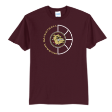 Bulldog Basketball Port & Company® Core Blend 50/50 Tee