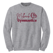 Bulldog Gymnastics Gildan Heavy Blend Crewneck Sweatshirt