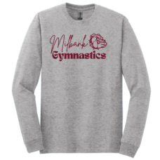 Bulldog Gymnastics Gildan® - Heavy Cotton™ 100% Cotton Long Sleeve T-Shirt