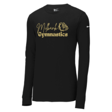 Bulldog Gymnastics Nike Dri-FIT Cotton/Poly Long Sleeve Tee