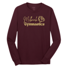 Bulldog Gymnastics Port & Company® Long Sleeve Core Cotton Tee