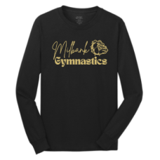 Bulldog Gymnastics Port & Company® Long Sleeve Core Cotton Tee