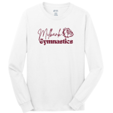 Bulldog Gymnastics Port & Company® Long Sleeve Core Cotton Tee