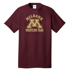 Bulldog Wrestling Port & Company® Core Cotton Tee