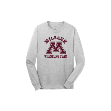 Bulldog Wrestling Port & Company® Long Sleeve Core Cotton Tee