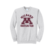 Bulldog Wrestling Port & Company® Core Fleece Crewneck Sweatshirt