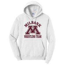 Bulldog Wrestling Port & Company® Core Fleece Pullover Hooded Sweatshirt